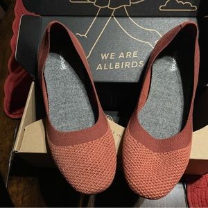 New in box Allbirds tree breezers in sunkissed red size 10 womens